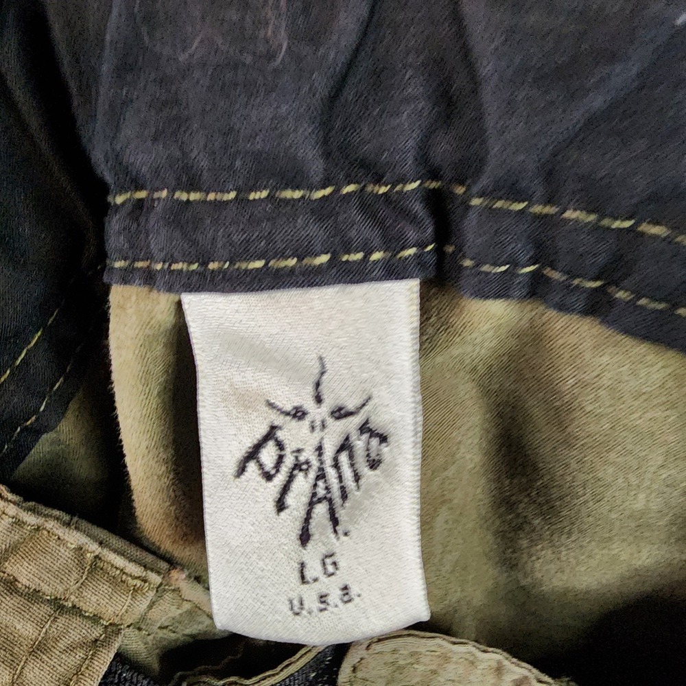Prana Pants Womens Large Olive Green Cargo Utility Outdoor Hiking Casual - Picture 3 of 12